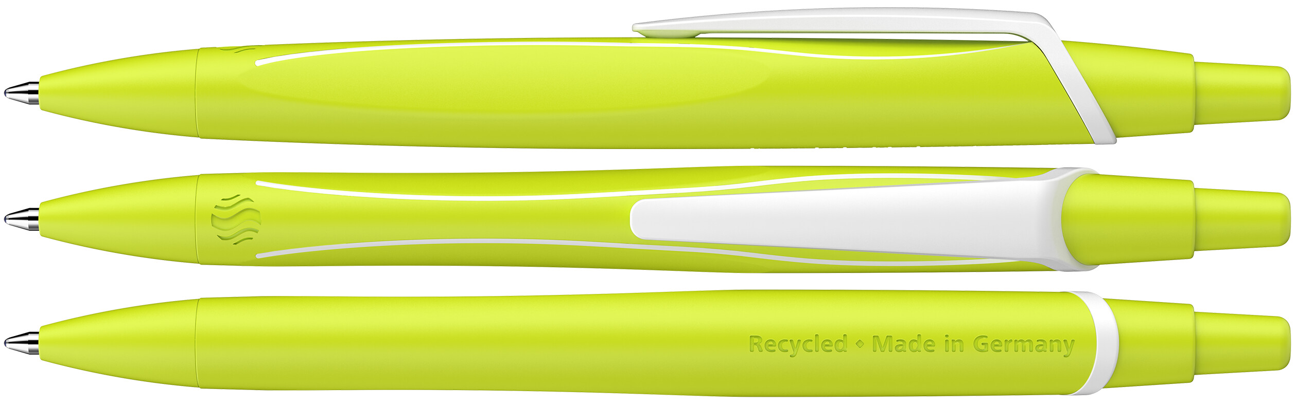 Reco Neon Schneider Kugelschreiber gelb-weiss