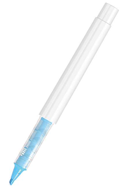 UMA Flüssig-Textmarker RECYCLED PET PEN PRO LIQEO weiß 0-2255 Neonblau