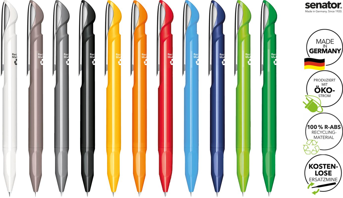 SENATOR Kugelschreiber EVOXX POLISHED RECYCLED MC 3277 - Gelb