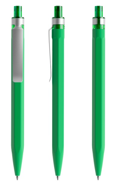 QS50 prodir Kugelschreiber PRS Metall-Clip R67 bright green