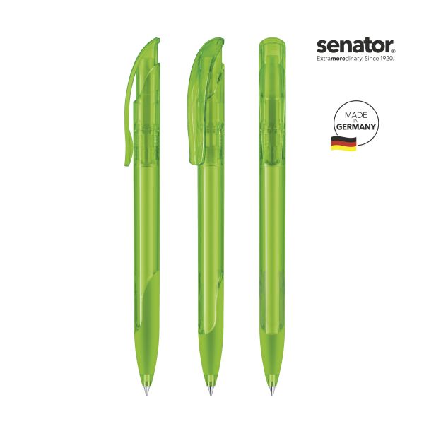 SENATOR Kugelschreiber CHALLENGER Clear SG 2597 Pantone 376 Grün