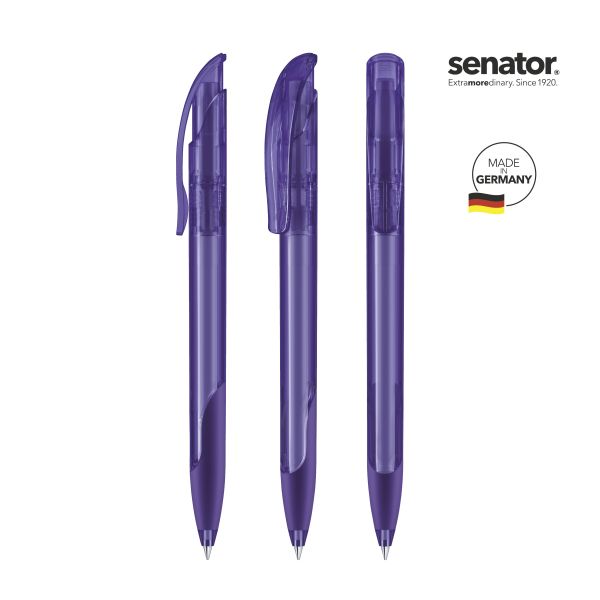 SENATOR Kugelschreiber CHALLENGER Clear SG 2597 Pantone 267 Violett