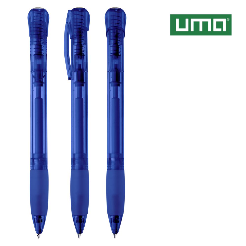 UMA Kugelschreiber FANTASY transparent 0-0011 Blau