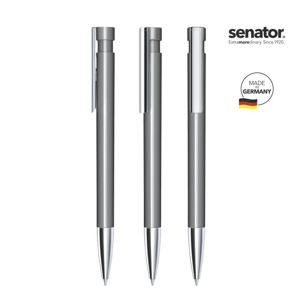 SENATOR Kugelschreiber LIBERTY Polished MTT MC 2917 Cool Gray 9