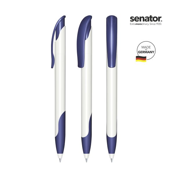 SENATOR Kugelschreiber CHALLENGER Polished Basic SG 2958 Pantone 2757 Blau