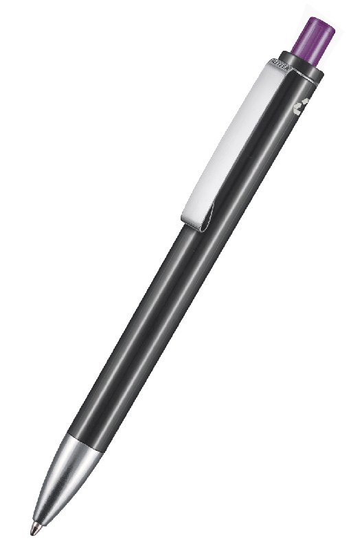 97600_1525_3903_EXOS_RECYCLED_RITTER-PEN_Kugelschreiber Ritter Pen Kugelschreiber EXOS RECYCLED 97600 Schwarz-Pflaumen-Lila 1525-3903