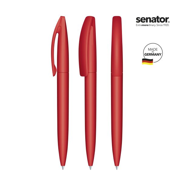 3257_Bridge_soft_touch_186_5_P_SENATOR_Kugelschreiber SENATOR Kugelschreiber BRIDGE Softtouch 3257 Pantone 186 Rot