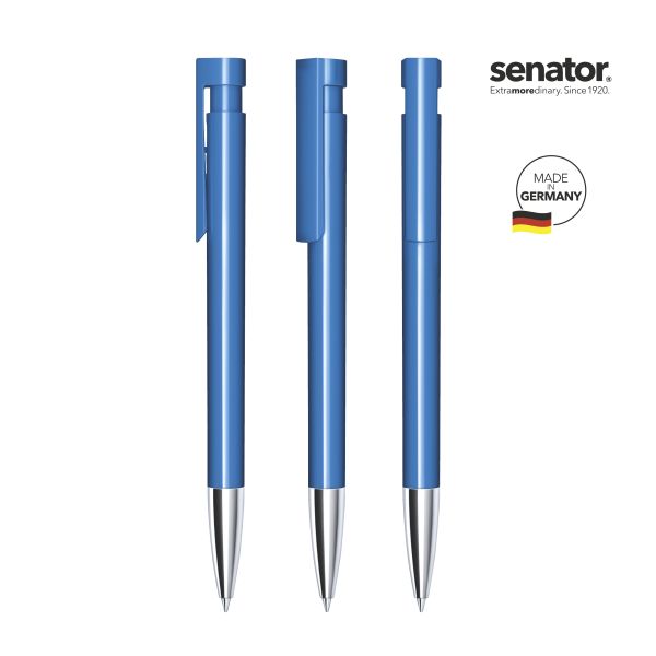 SENATOR Kugelschreiber LIBERTY Polished MTT 2986 Pantone 2935 Blau