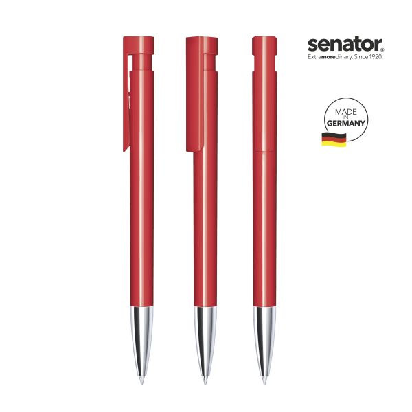 SENATOR Kugelschreiber LIBERTY Polished MTT 2986 Pantone 186 Rot