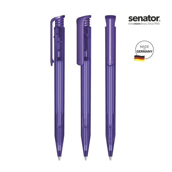 2756_Super_Hit_clear_267_5_P_SENATOR_Kugelschreiber SENATOR Kugelschreiber SUPER HIT Clear 2756 Pantone 267 Violett