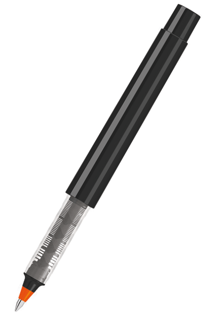 UMA Rollerball RECYCLED PET PEN PRO R schwarz 0-2252 Orange