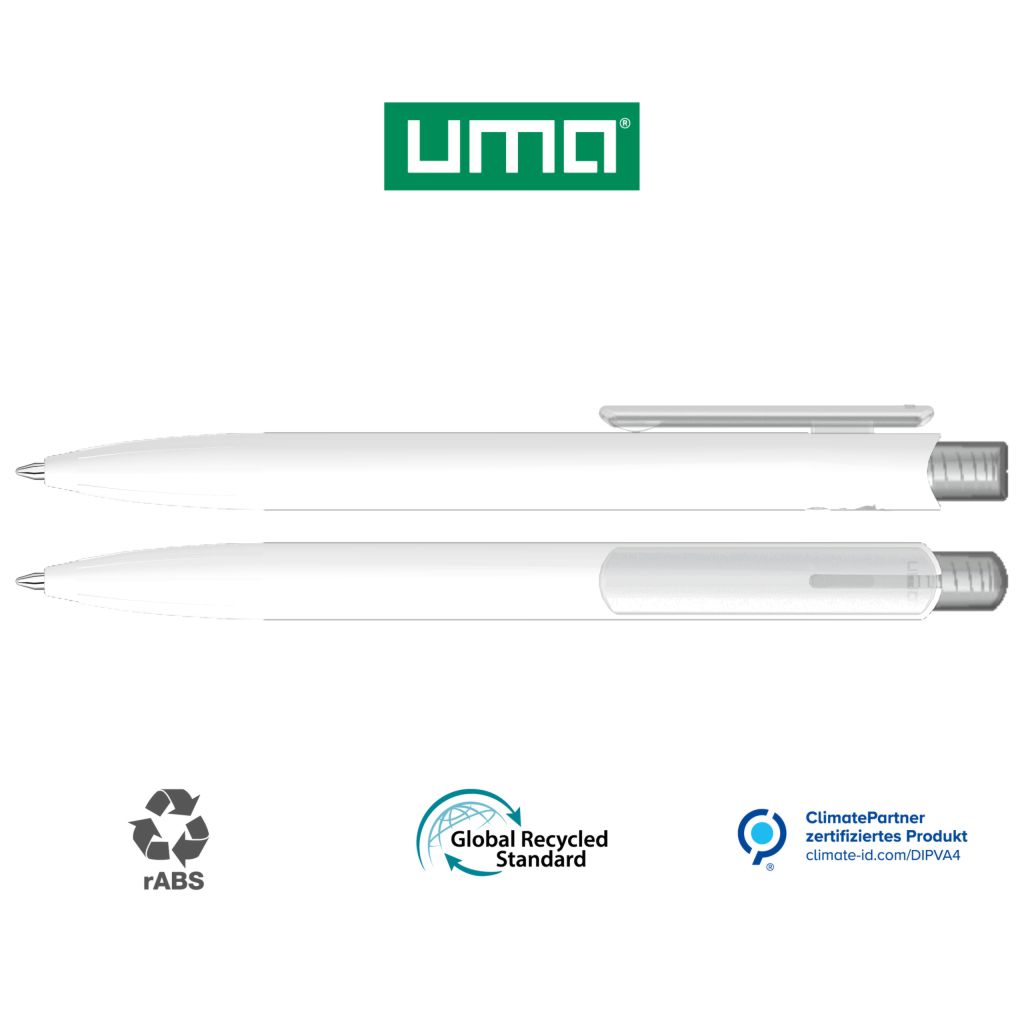 UMA Kugelschreiber STAGE K frozen GUM RECY 0-0550 weiß