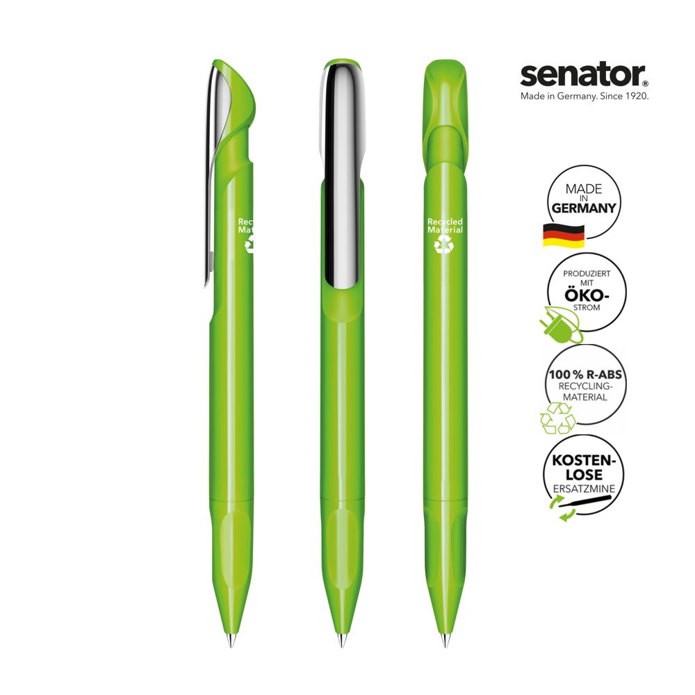 SENATOR Kugelschreiber EVOXX POLISHED RECYCLED MC 3277 - Hellgrün