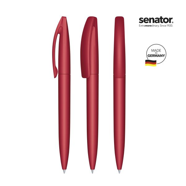 SENATOR Kugelschreiber BRIDGE Softtouch 3257 Pantone 201 Rot