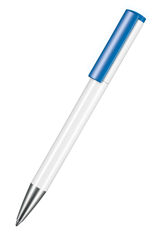 03800_0101_1301_Lift_Ritter_Pen_Kugelschreiber Ritter Pen Kugelschreiber Lift 03800 Weiß 0101 mit Himmel-Blau 1301