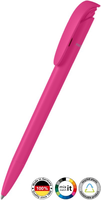 Klio Eterna Kugelschreiber Jona matt recycling 41118 Magenta