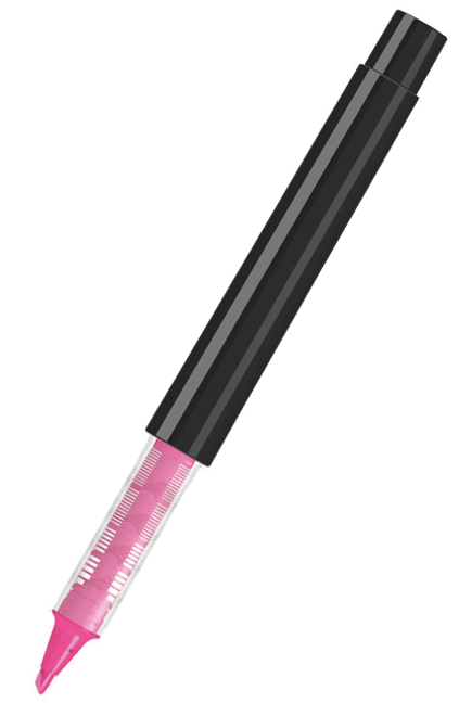 UMA Flüssig-Textmarker RECYCLED PET PEN PRO LIQEO schwarz 0-2255 Neonmagenta