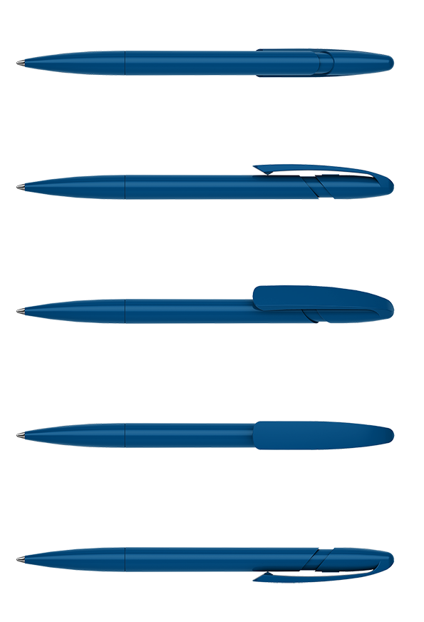 KLIO-ETERNA Kugelschreiber Nova high gloss 43701 Mittelblau M