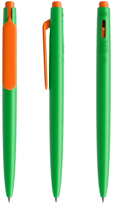 DS11_PMP_Prodir-Kugelschreiber_clover-green-orange DS11 prodir Kugelschreiber PMP M68 clover green-orange