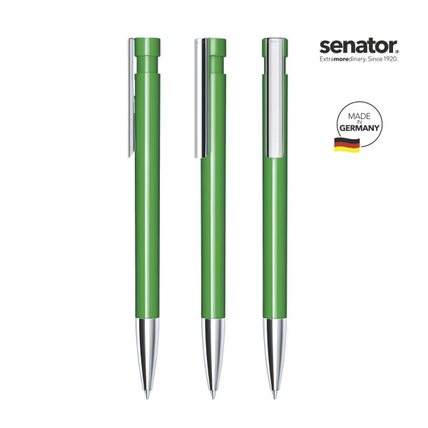 SENATOR Kugelschreiber LIBERTY Polished MTT MC 2917 Pantone 347 Grün