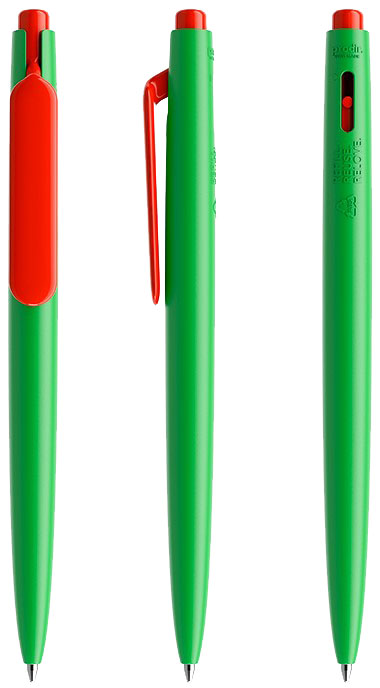 DS11_PMP_Prodir-Kugelschreiber_clover-green-red DS11 prodir Kugelschreiber PMP M68 clover green-red