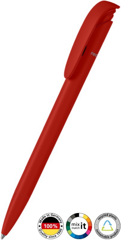 Klio Eterna Kugelschreiber Jona matt recycling 41118 Rot