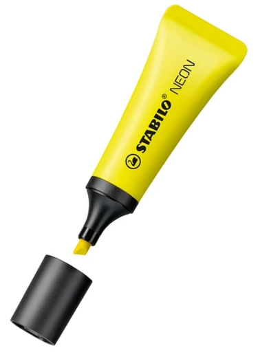 STABILO NEON Textmarker Gelb
