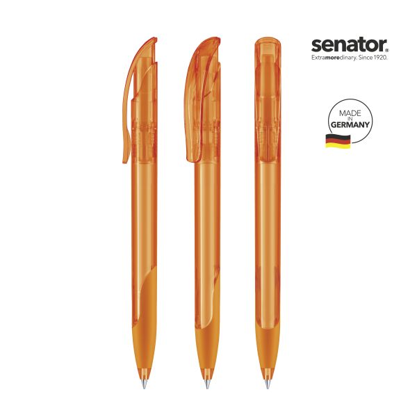 SENATOR Kugelschreiber CHALLENGER Clear SG 2597 Pantone 151 Orange