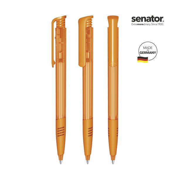 2234_Super_Hit_clear_SG_151_5_P_SENATOR_Kugelschreiber SENATOR Kugelschreiber SUPER HIT Clear SG 2234 Pantone 151 Orange