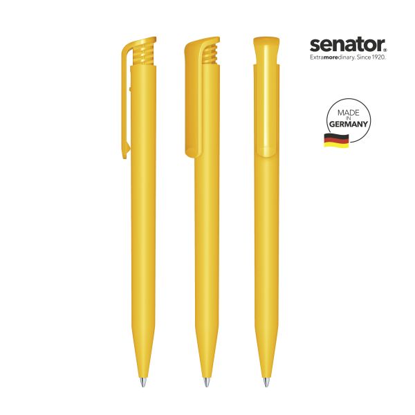 2904_Super_Hit_matt_7408_5_P_SENATOR_Kugelschreiber SENATOR Kugelschreiber SUPER HIT Matt 2904 Pantone 7408 Gelb