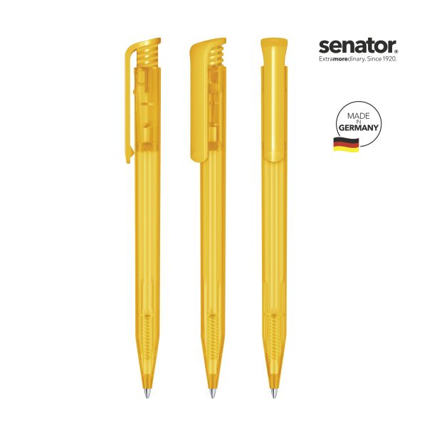 SENATOR Kugelschreiber SUPER HIT Frosted 2244 Pantone 7408 Gelb