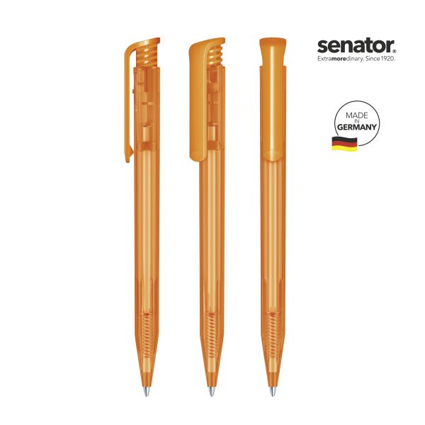 SENATOR Kugelschreiber SUPER HIT Clear 2756 Pantone 151 Orange