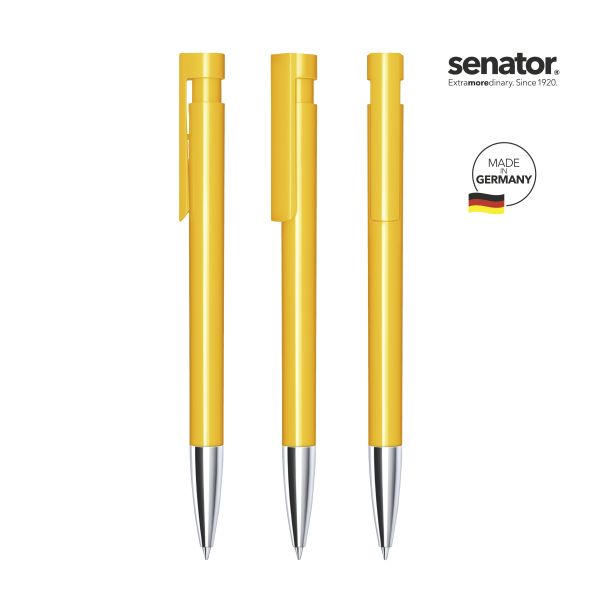 SENATOR Kugelschreiber LIBERTY Polished MTT 2986 Pantone 7408 Gelb