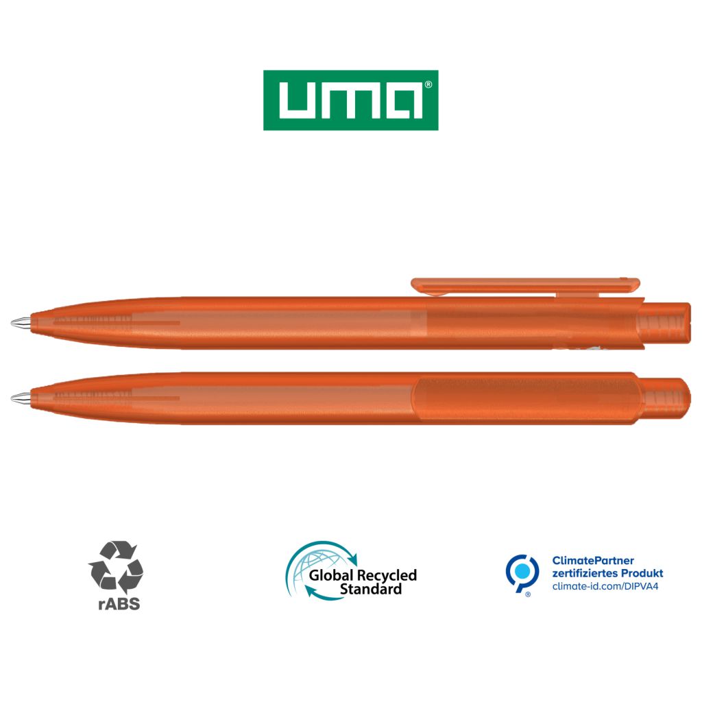 UMA Kugelschreiber STAGE frozen RECY 0-0550 orange