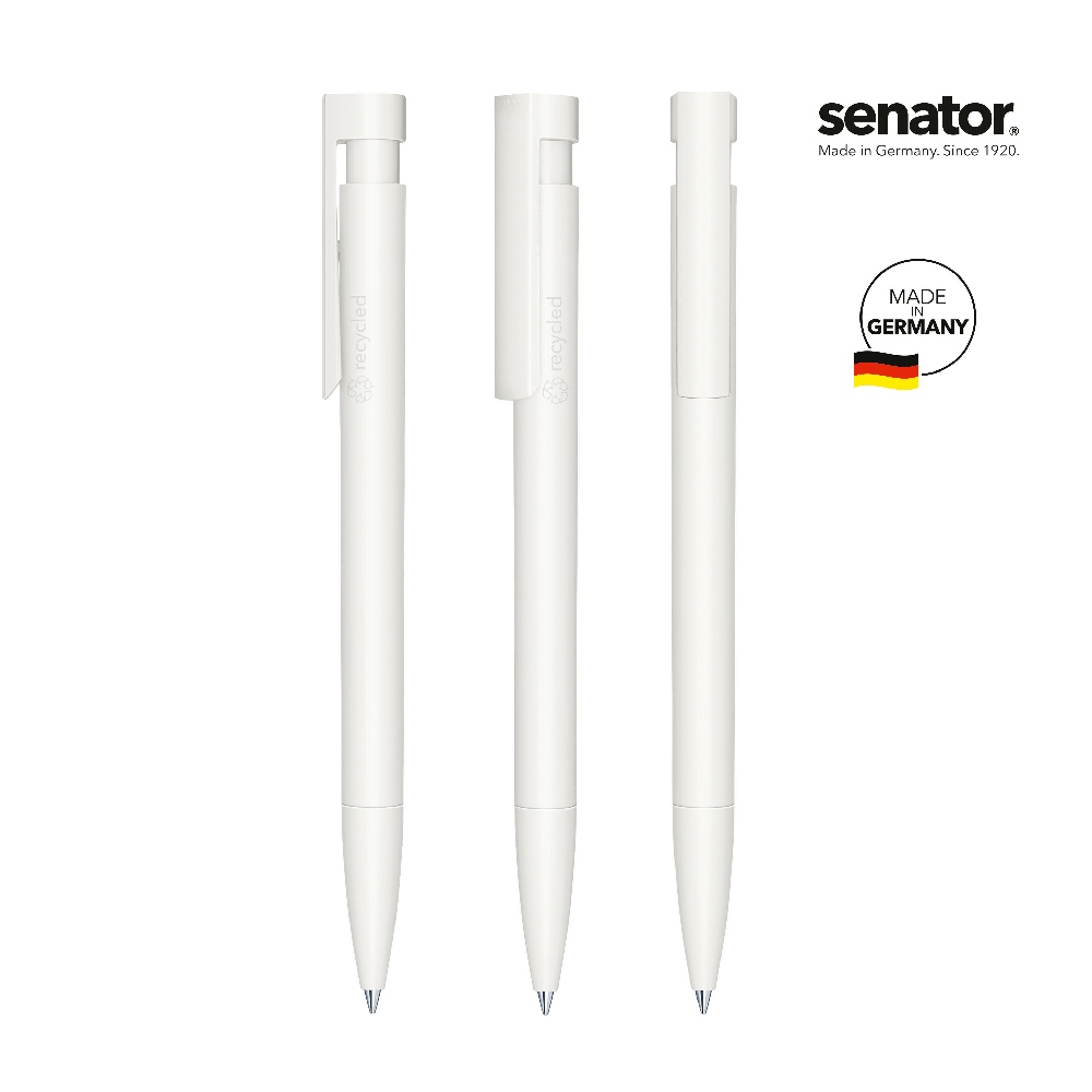 SENATOR Kugelschreiber LIBERTY MATT RECYCLED 3307 - Weiß