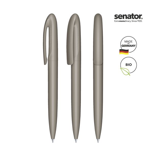 SENATOR Bio Kugelschreiber SKEYE 3290 matt Dunkelgrau Pantone 10
