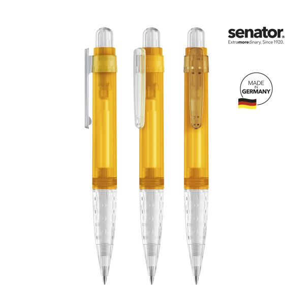 SENATOR Kugelschreiber BIG PEN Frosted 1177 Pantone 7408 Gelb