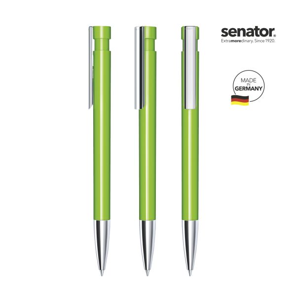 SENATOR Kugelschreiber LIBERTY Polished MTT MC 2917 Pantone 376 Grün