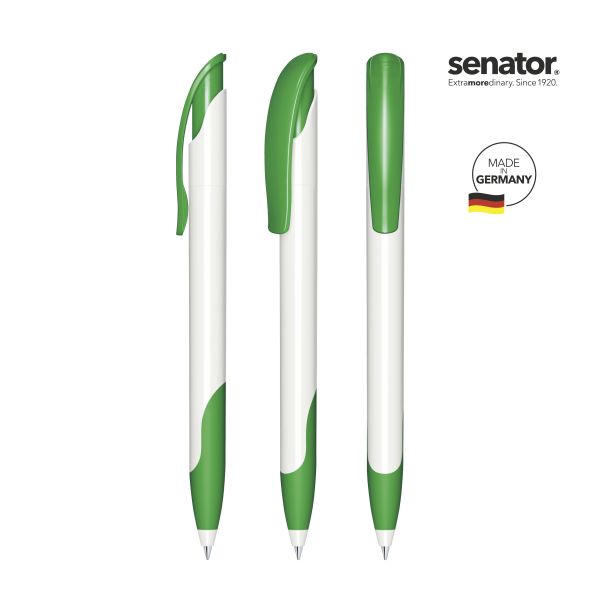 SENATOR Kugelschreiber CHALLENGER Polished Basic SG 2958 Pantone 347 Grün