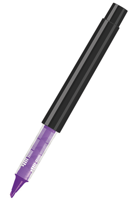 UMA Flüssig-Textmarker RECYCLED PET PEN PRO LIQEO schwarz 0-2255 Neonviolett