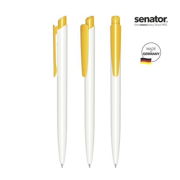 2959_Dart_polished_basic_7408_5_P_SENATOR_Kugelschreiber SENATOR Kugelschreiber DART Polished Basic 2959 Pantone 7408 Gelb