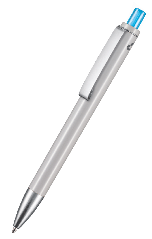 97600_1425_4110_EXOS_RECYCLED_RITTER-PEN_Kugelschreiber Ritter Pen Kugelschreiber EXOS RECYCLED 97600 Grau-Caribic-Blau 1425-4110